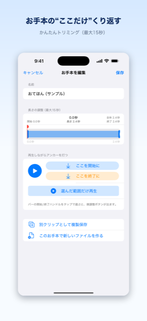 トリミング